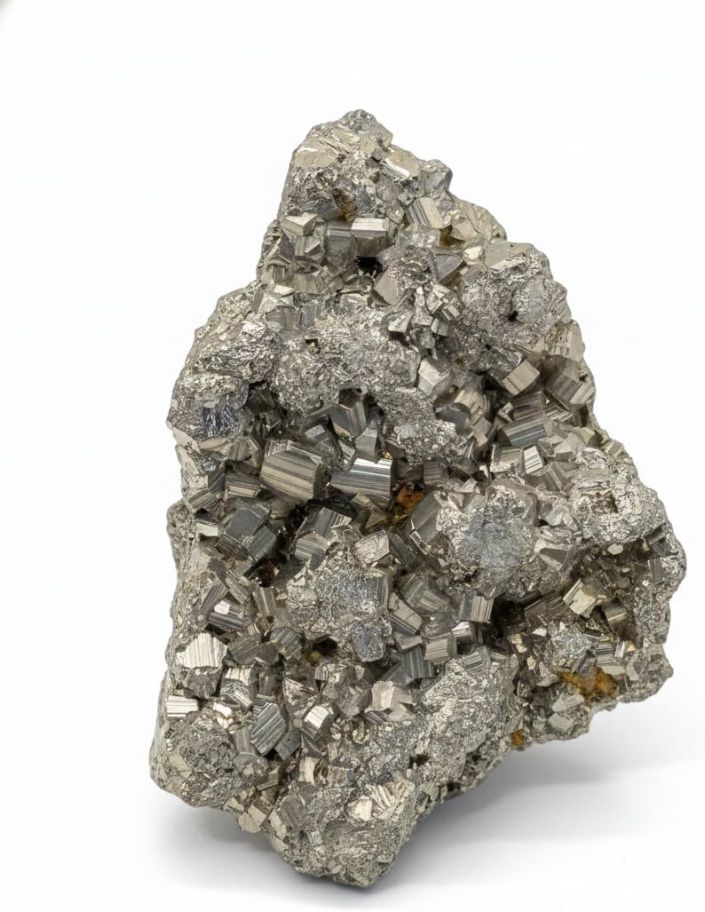 Pyrite Anklet for Women | Certified Natural Crystal Anklet | Adjustable Healing Crystal Jewellery | Wealth, Luck, Protection | Includes Free Raw Pyrite Stone (4