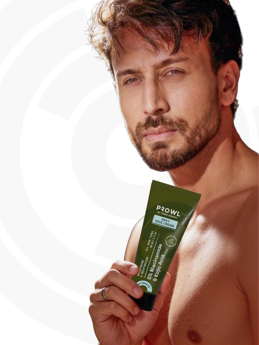 PROWL by Tiger Shroff Daily Brightening Cream for Men | Face Moisturiser