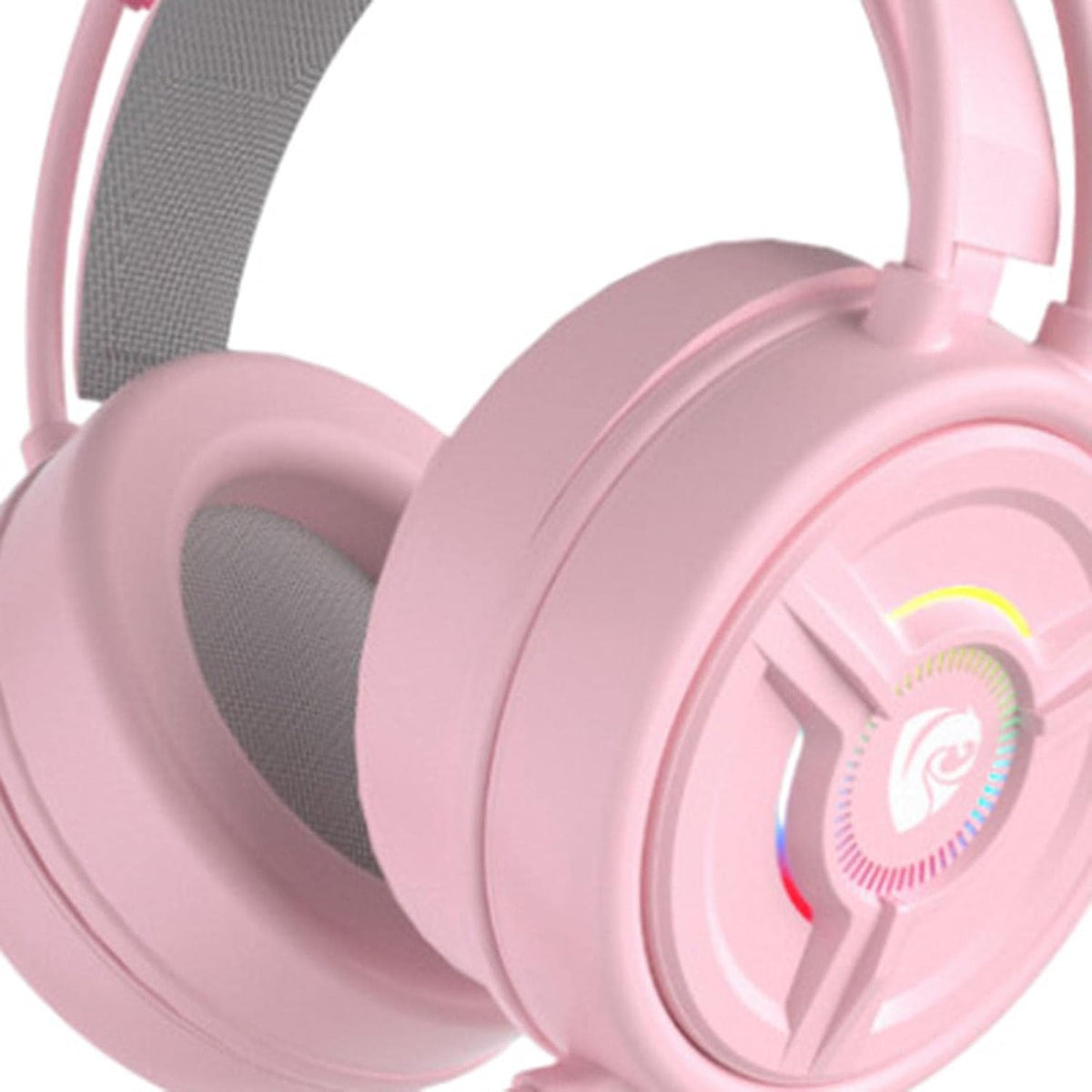 ATORSE Psh-200 3.5Mm Gaming Headset Headphone W/Mic for Pc Laptop Pink Cat Ear