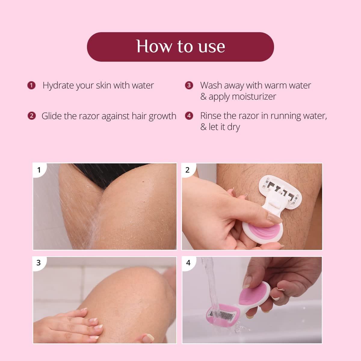 Carmesi - Body Razor for Women's Hair Removal (1 Pc)