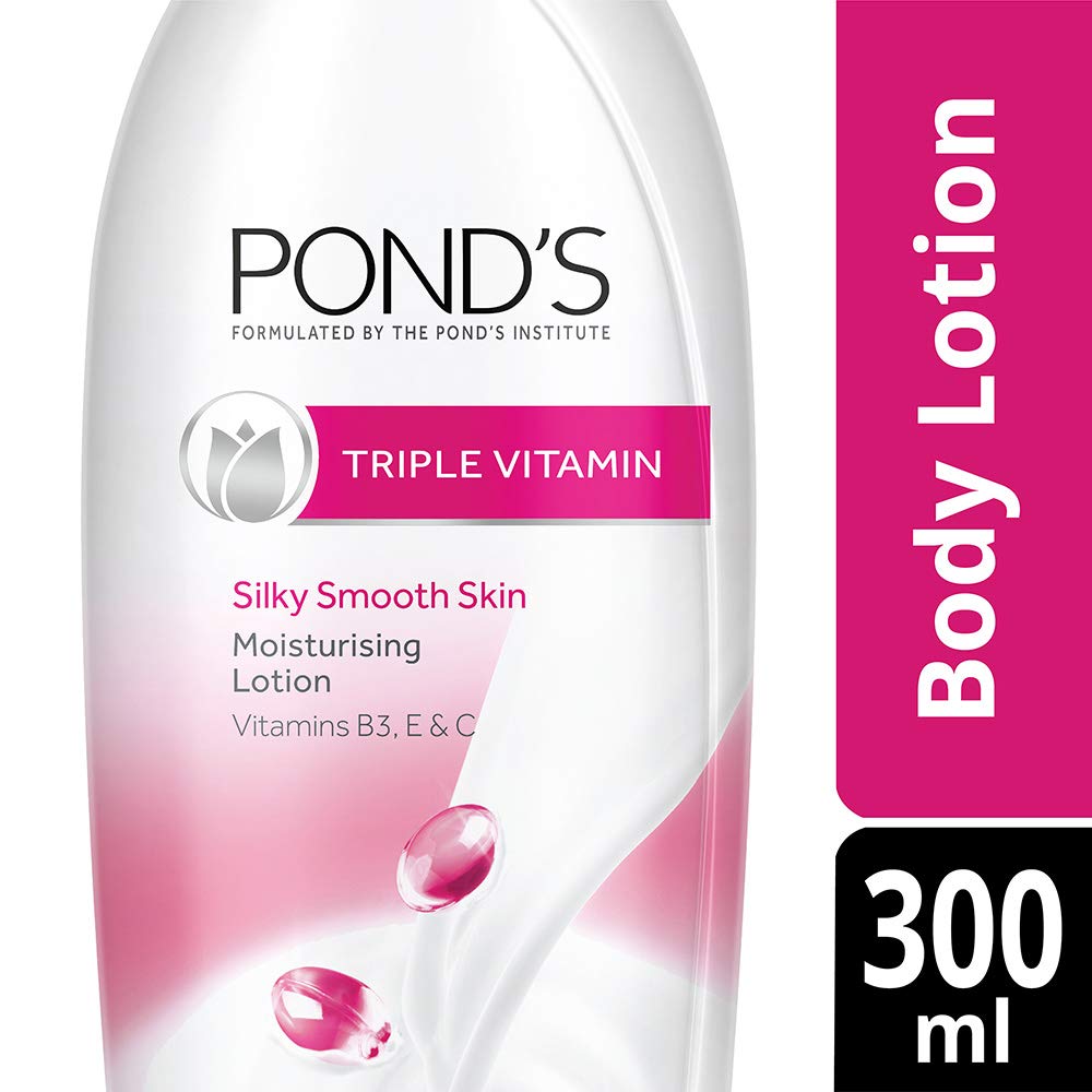 POND'S All Triple Vitamin Moisturising Body Lotion, 300 ml 300 ml (Pack of 1)