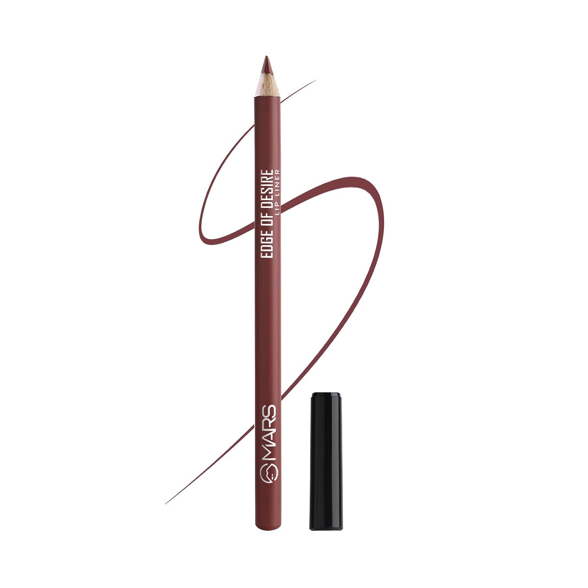 MARS Matte Lip Liner One Swipe Smooth Long Lasting Lip Pencil (1.4gm) (04-Scandalous Brown) Creamy Matte Long Lasting Lipstick for Women Creamy Lipstick Single