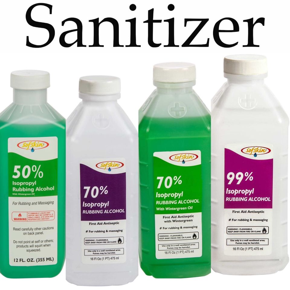(USA Brand) Premium Pure Iso Propyl Alcohol 70% - 475 ml. Good for cleaning Laptop, Mobile, Window Pans, Washing Baby Clothes to get rid of bacteria, etc. Also