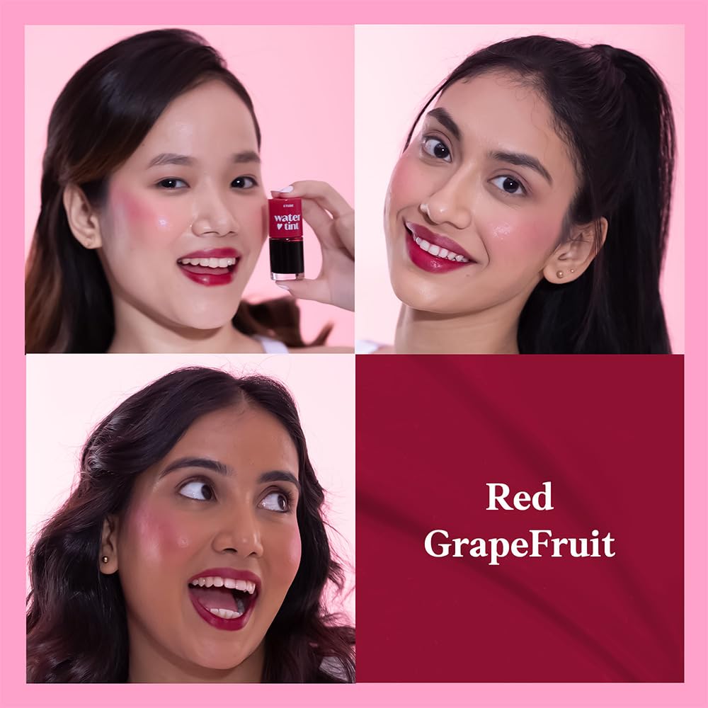 ETUDE Dear Darling Water Gel Luminous Lip & Cheek Tint| Long Lasting, Waterproof, Smudgeproof |Korean Makeup|Shade-05,Grapefruit Ade-9gm