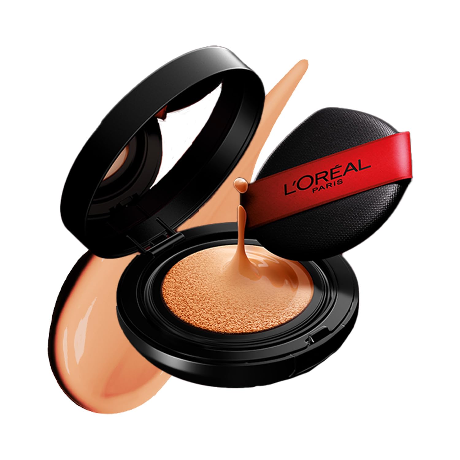 L'Oreal Paris Infallible Cushion Foundation, 24Hr Full Coverage, Glass-skin finish, No Oxidation, Shade 260, 11g
