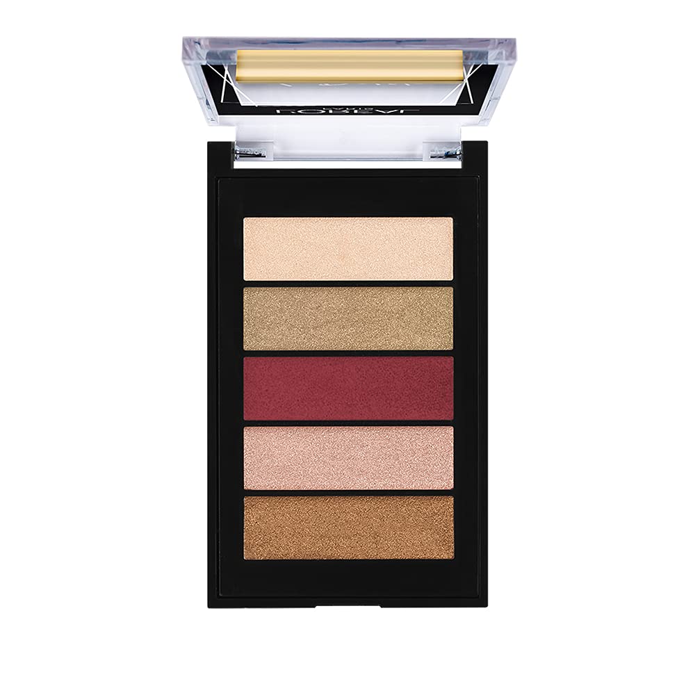 L'Oréal Paris Eyeshadow Palette, Mini-Sized, High Pigmentation, Highly Blendable Shades, La Petite, Nudist