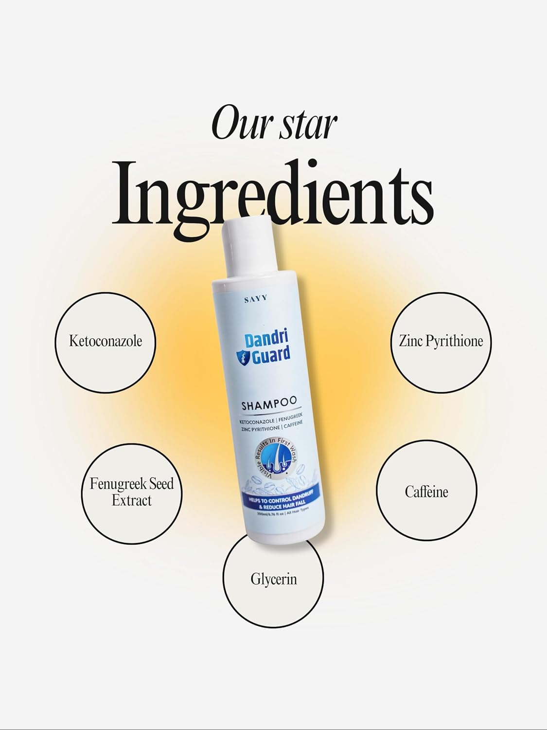 SAYY Dandri Guard Anti Dandruff & Hair Fall Shampoo for All Hair Types 1 ml (Pack of 1)