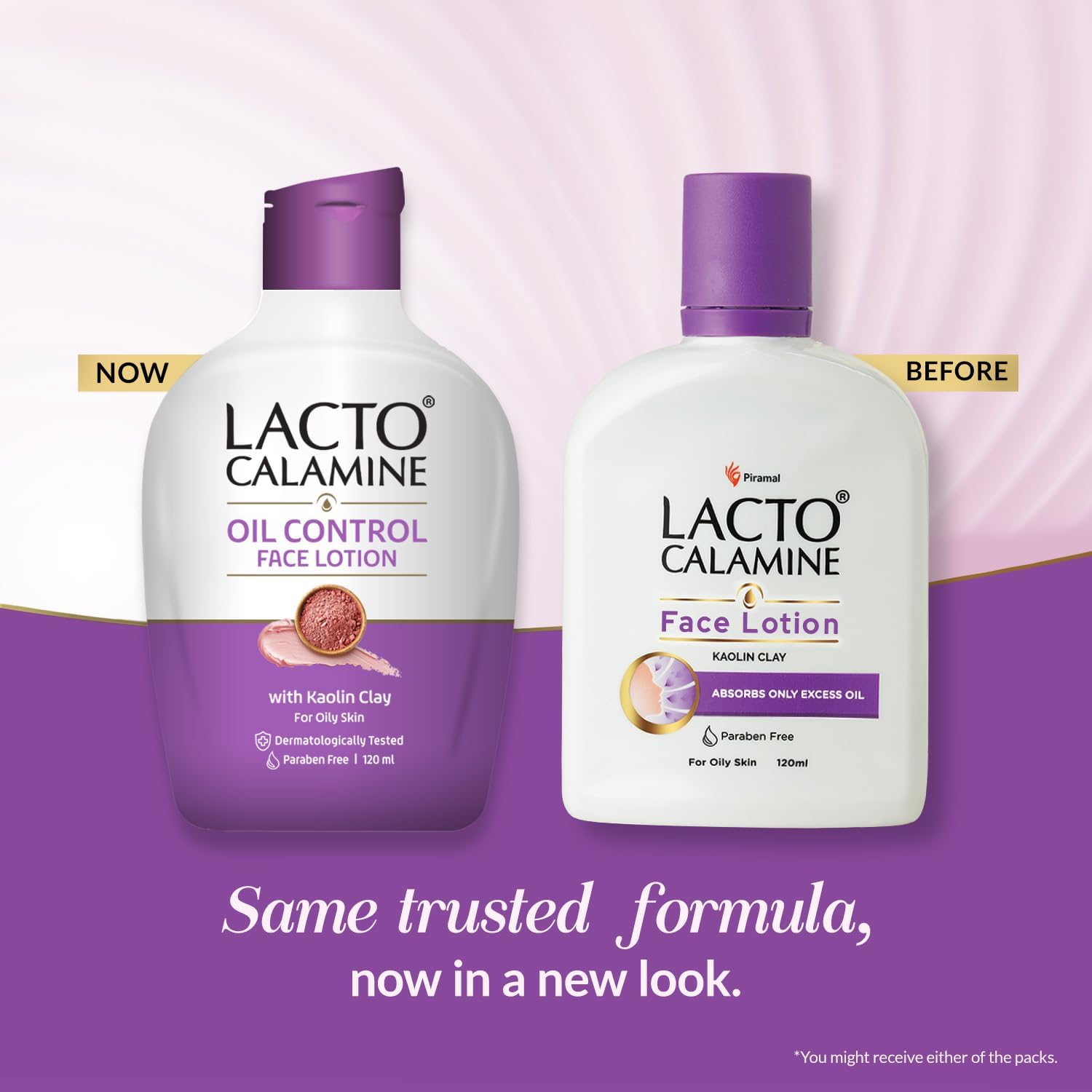 Lacto Calamine Daily Face Moisturizing Lotion for Oily Skin, 4.06 Fl Oz (120 ml), for Pimples, Acne, Dark Spots, and Blackheads