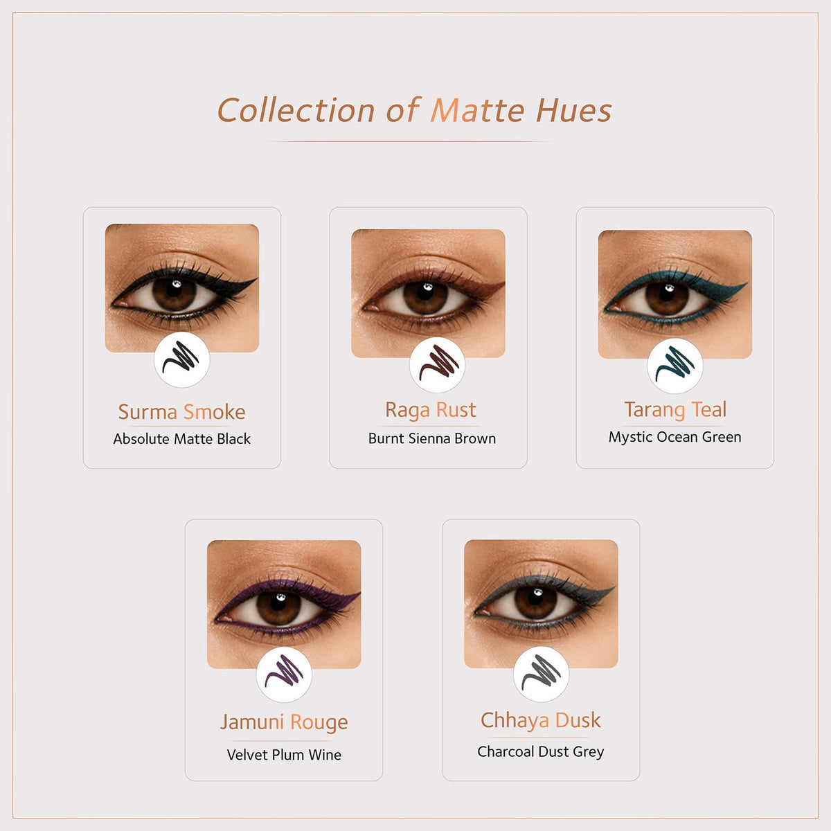 SoulTree Ayurvedic Kajal | Pure Black | Surma Smoke — Abyssal Black Onyx | Enriched with 100% Organic Ghee, Almond Oil & Camphor | Soothe, Cool & Nourish Eyes |
