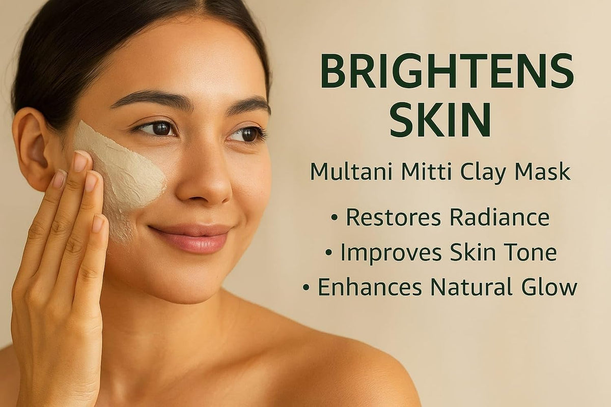 Natural Multani Mitti Stone Form (Fullers Earth/Calcium Bentonite Clay) For Face 200 Gram