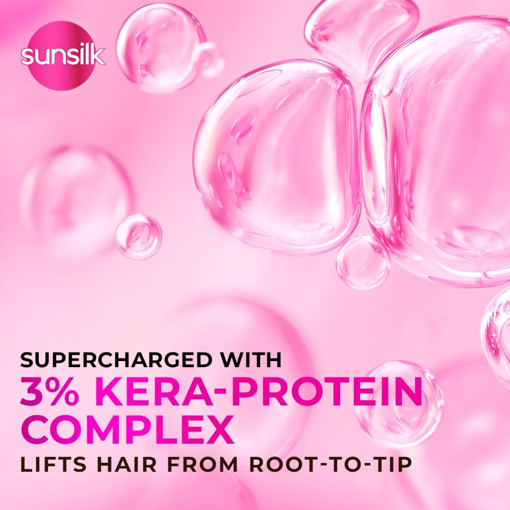 Sunsilk Luscious Thick & Long Shampoo 1L || with 3% KERA-PROTEIN COMPLEX for Thicker, Fuller & Bouncier Hair 1 l (Pack of 1)