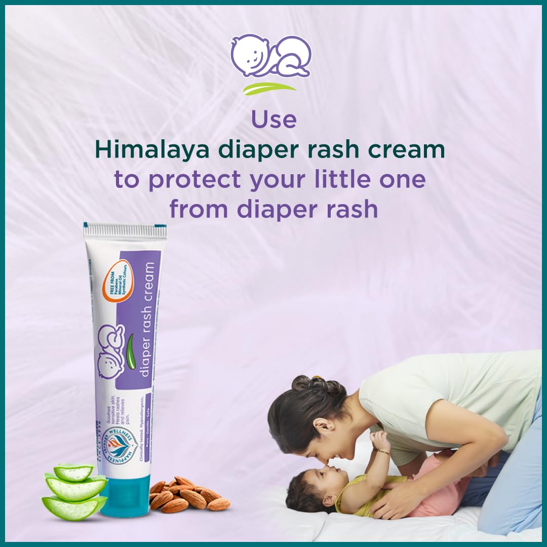 Himalaya Baby Rash Relief Cream with Pure Cow Ghee 50g| For Sensitive Skin Cow Ghee 50 g (Pack of 1)