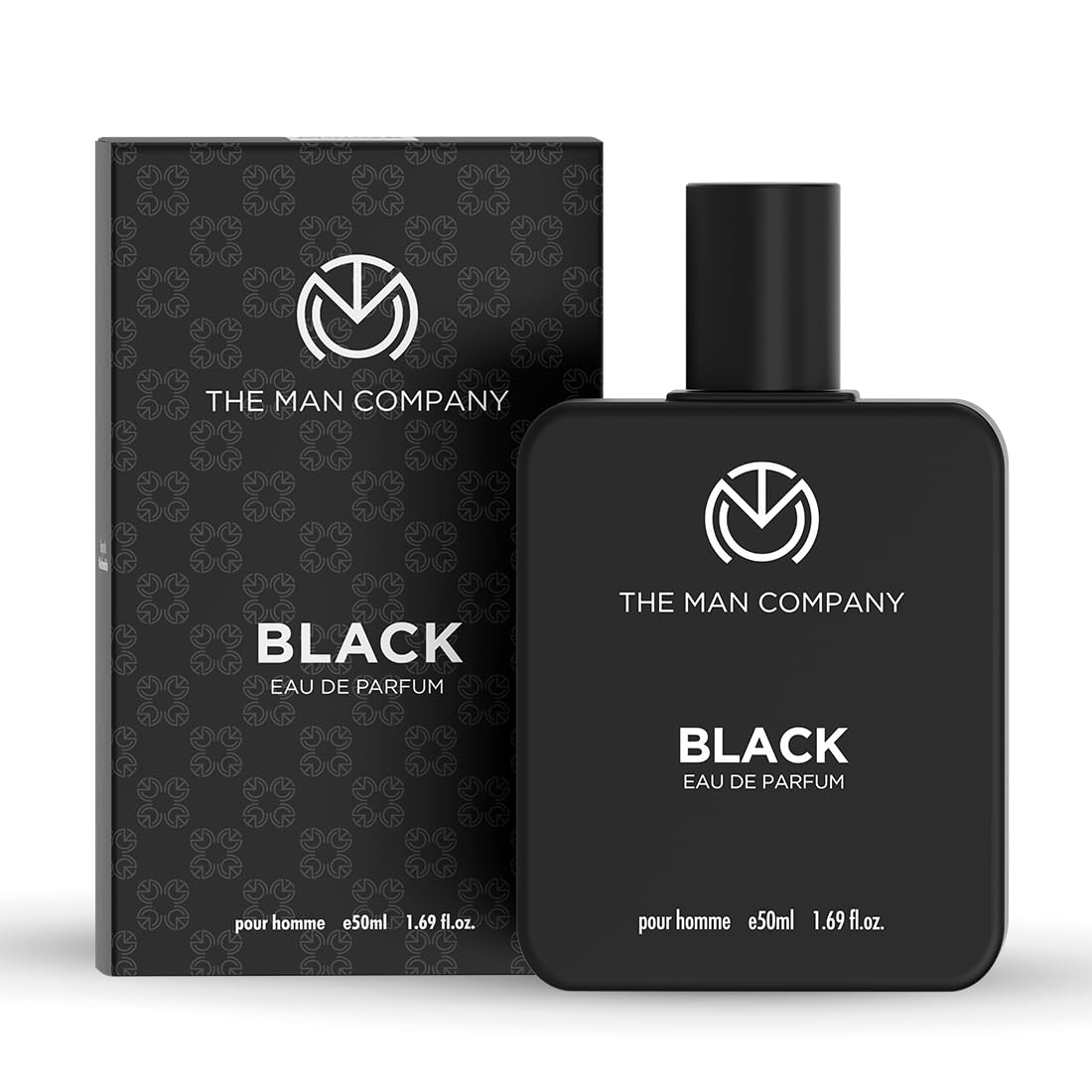 The Man Company Black Eau De Parfum For Men | Fresh Woody Fragrance | Long-Lasting Scent | Evening & After-Hours Wear | 50ml 50 ml (Pack of 1) Eau de Parfum ( E