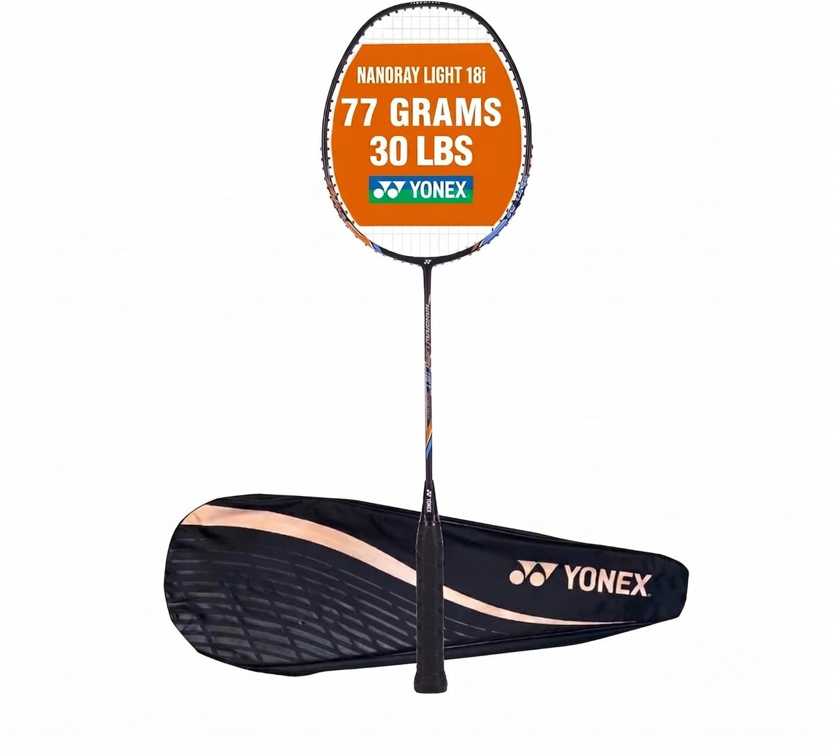 YONEX Nanoray 10F Hi-Flex Pre-Strung Badminton Racquet Black