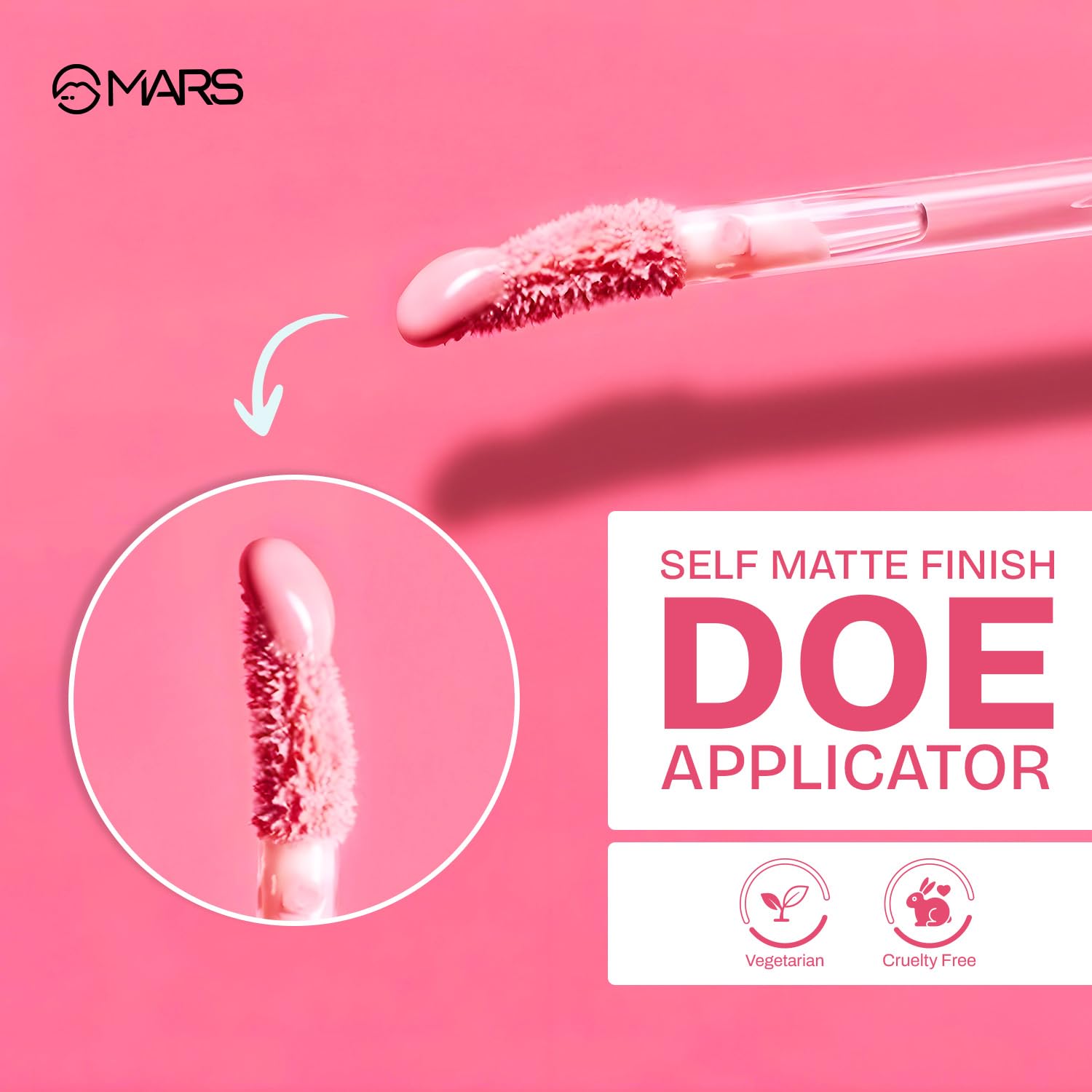 MARS Love Track Velvet Lip Tint (2.8ml) (EIGHT KISSES) | Velvet Matte Finish | Non-Sticky & Lightweight | Highly Pigmented | Comfortable Wear