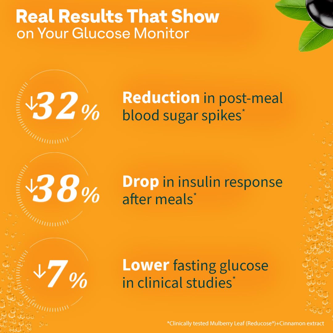 OZiva Sugar Support Effervescent, Blood Sugar Control, 30 Tabs