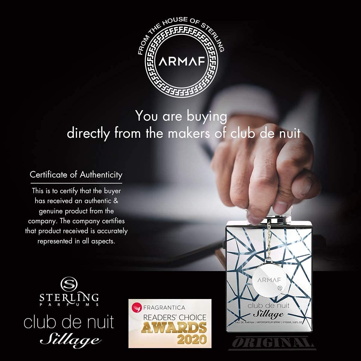 Armaf - Club De Nuit Sillage EAU DE PARFUM (105mL) - (Men & Women)