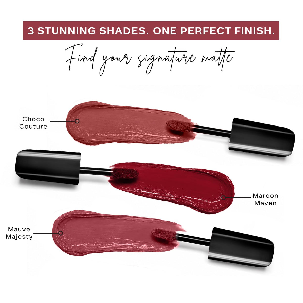 FACES CANADA Comfy Matte Wow Liquid Lipstick - Orchid Opulence 10 (Plum) 3.8ml | One Swipe Application | Highly Pigmented | Comfortable Wear | Glides Smoothly |