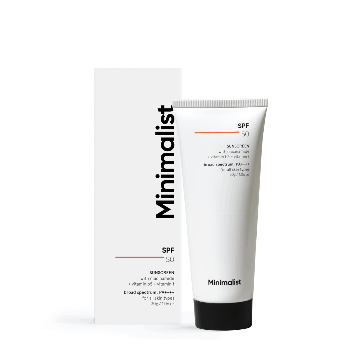 Minimalist Sunscreen SPF 50 PA++++ with Niacinamide & Multi-Vitamins | Broad Spectrum | Hydrating Sun screen for Dry & All Skin Types | Face Sunscreen for Men &