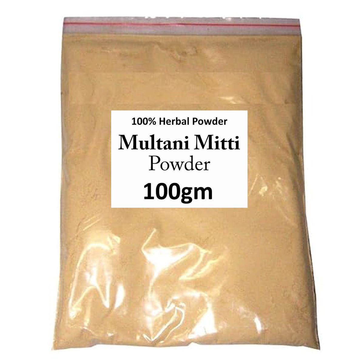 100% Natural Multani Mitti powder for Exfoliating, Soothing, Nourishing, Smoothening Face, Skin and Hair Fuller's Earth, Bentonite Clay (100 GM)