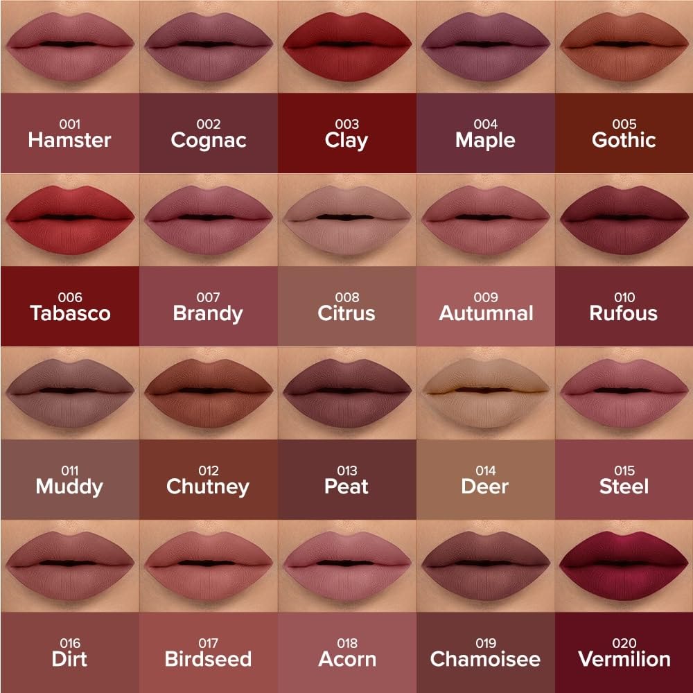 Daily Life Forever52 I'M Unlimited Lipstick | Long-Lasting Waterproof Matte Nude Lipstick| Vegan| Cruelty Free| (Birdseed - 017)
