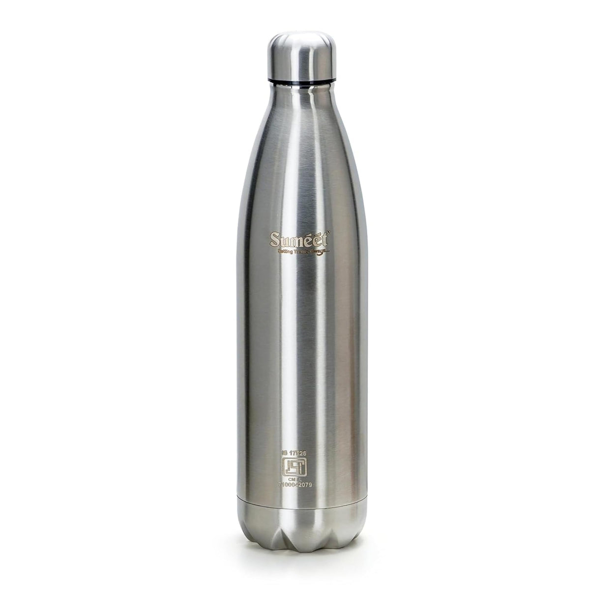 Sumeet Thermo1000 Stainless Steel 24 Hours Hot & Cold ISI Certified Double Walled Leak Proof Vacuum Flask/Water Bottle 1000ml (1 Liter) for Office/School/Colleg