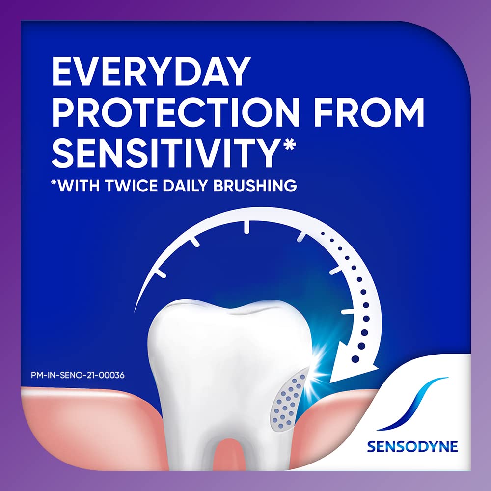 Sensodyne Toothpaste Rapid Combo pack, Sensitive tooth paste to help beat sensitivity fast, 240 gm multi-pack (80 gm x 3)