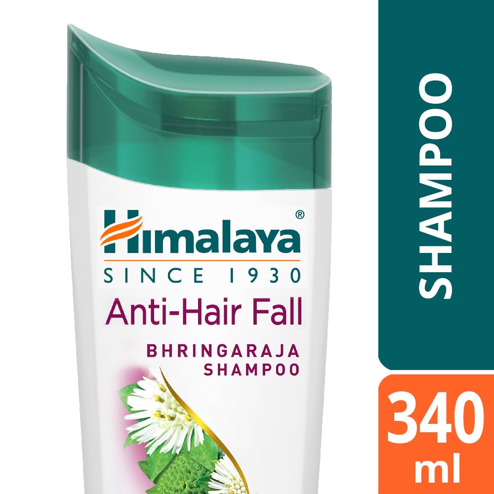 Himalaya Anti-Hair Fall Bhringaraja Shampoo, Reduces Hair Fall, Makes Hair Healthy, With Bhringaraja & Palasha,for men and women, 340ml Anti Hair Fall Shampoo 3