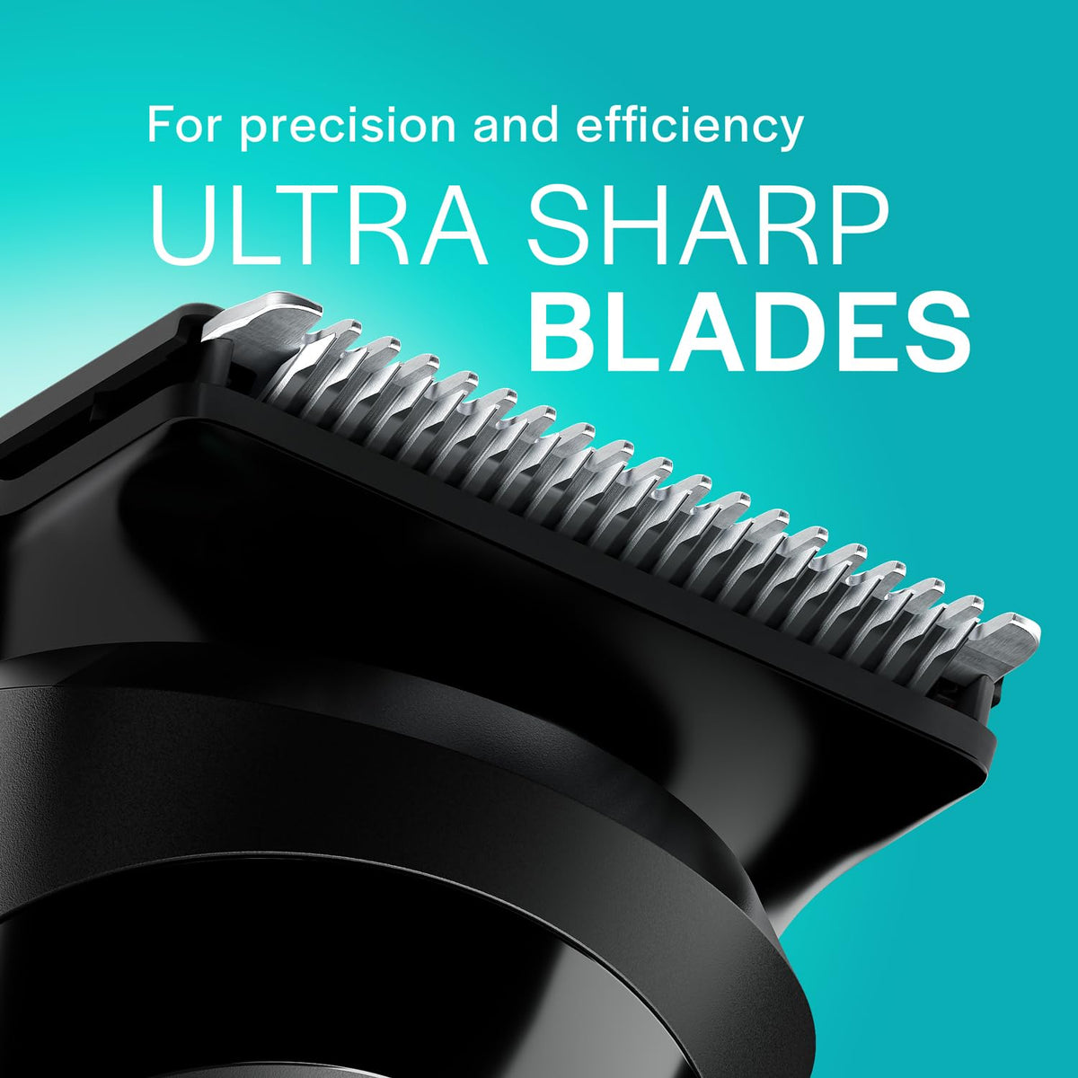 Gillette Series 3 All-in-One Beard & Body Trimmer for Man (by Braun) | 40 length settings for Face, Body, Head & Private Parts | Ultra Sharp Blades for Precise