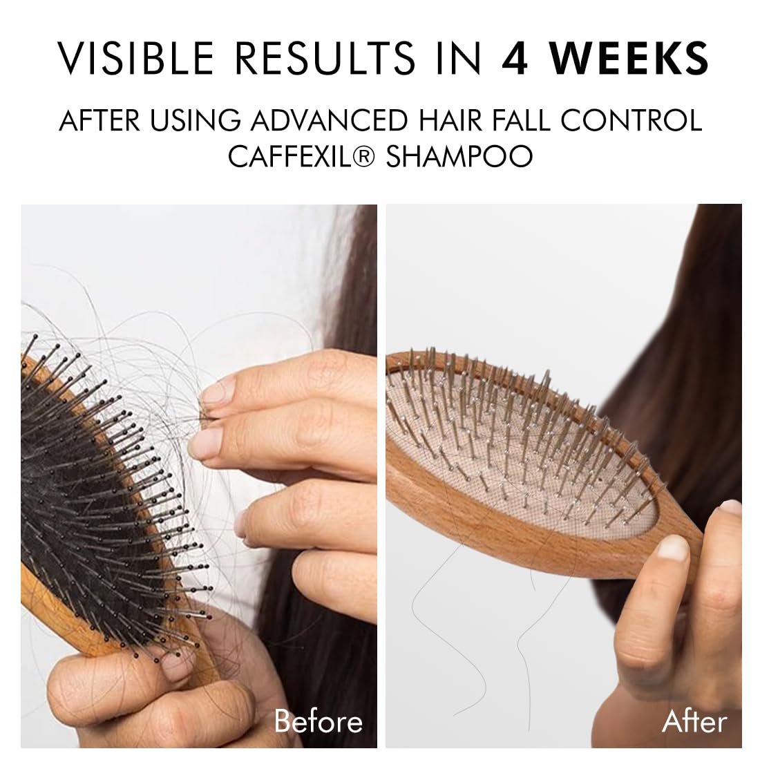 mCaffeine Caffexil Shampoo with Keratin, Biotin & Rosemary - 250 ML| Advanced 80% Hair Fall Control | Reduces Breakage & Thinning | Anti Dandruff Shampoo | Hair