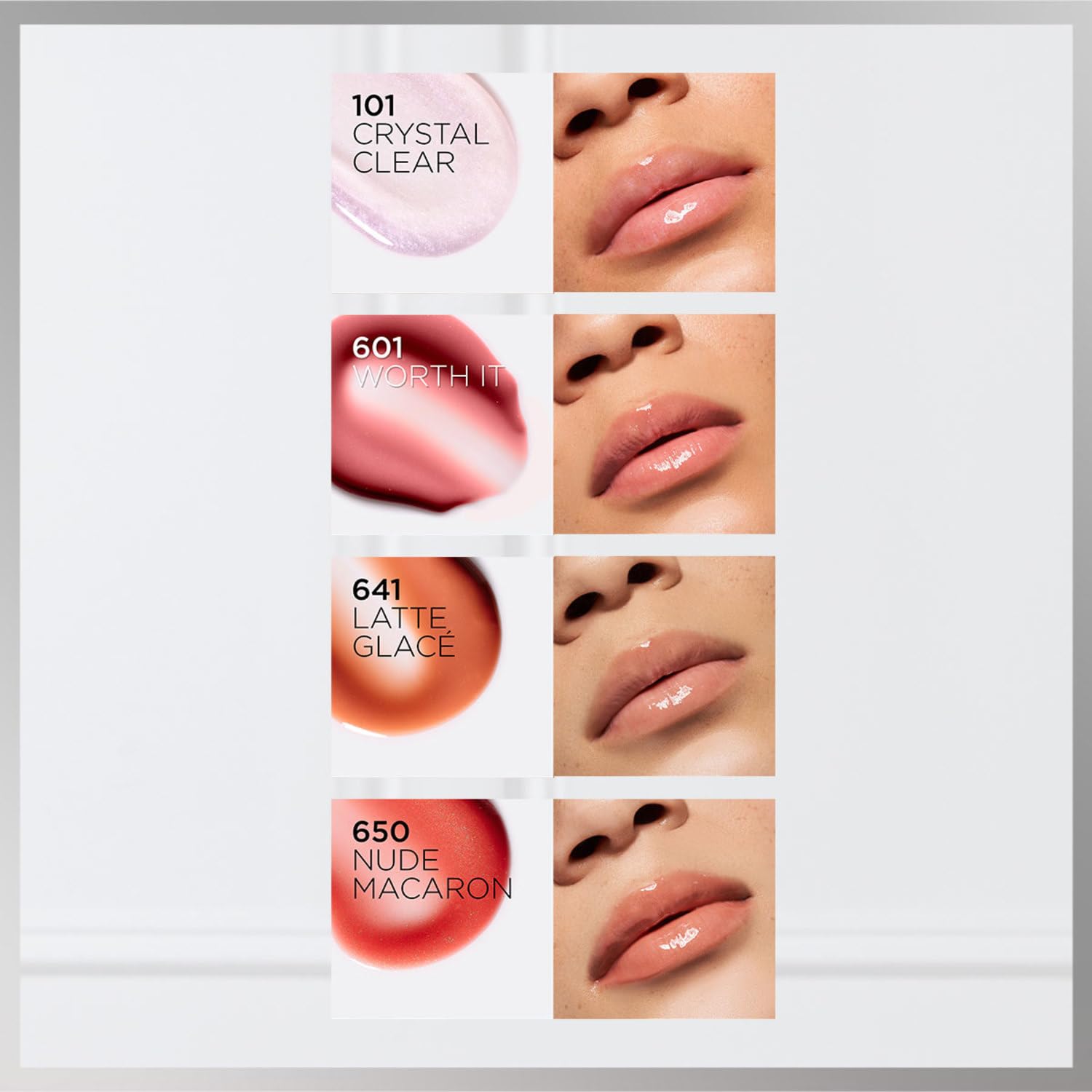L’Oréal Paris Plump Ambition Hyaluron Lip Oil- 601 Worth It- Plumping Lip Oil, 5 ml
