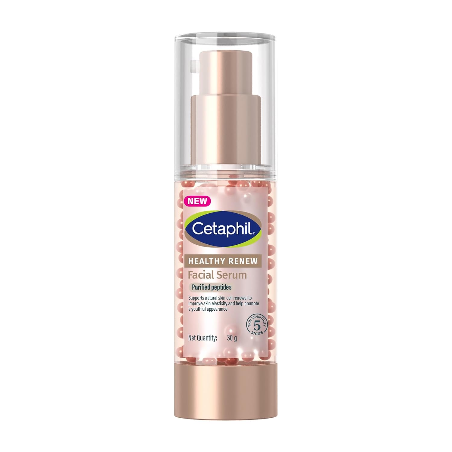 Cetaphil Healthy Renew Anti-Ageing Facial Serum 30 g – Peptide Powered Serum for Sensitive Skin, Helps Smooth Fine Lines & Hydrate