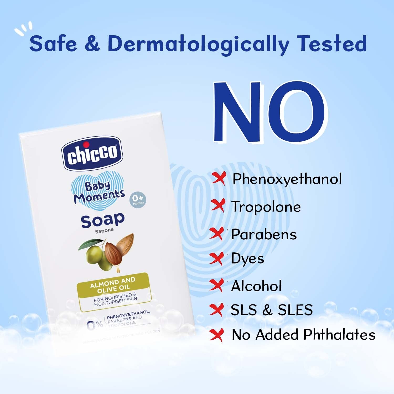 Chicco - Bm Soap 125g (Buy 3 Get 1 Free)