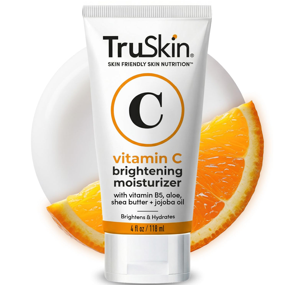 BEST Vitamin C Moisturizer Cream for Face - For Wrinkles, Age Spots, Skin Tone, Firming, and Dark Circles. 4 Fl. Oz 118.29 ml (Pack of 1)