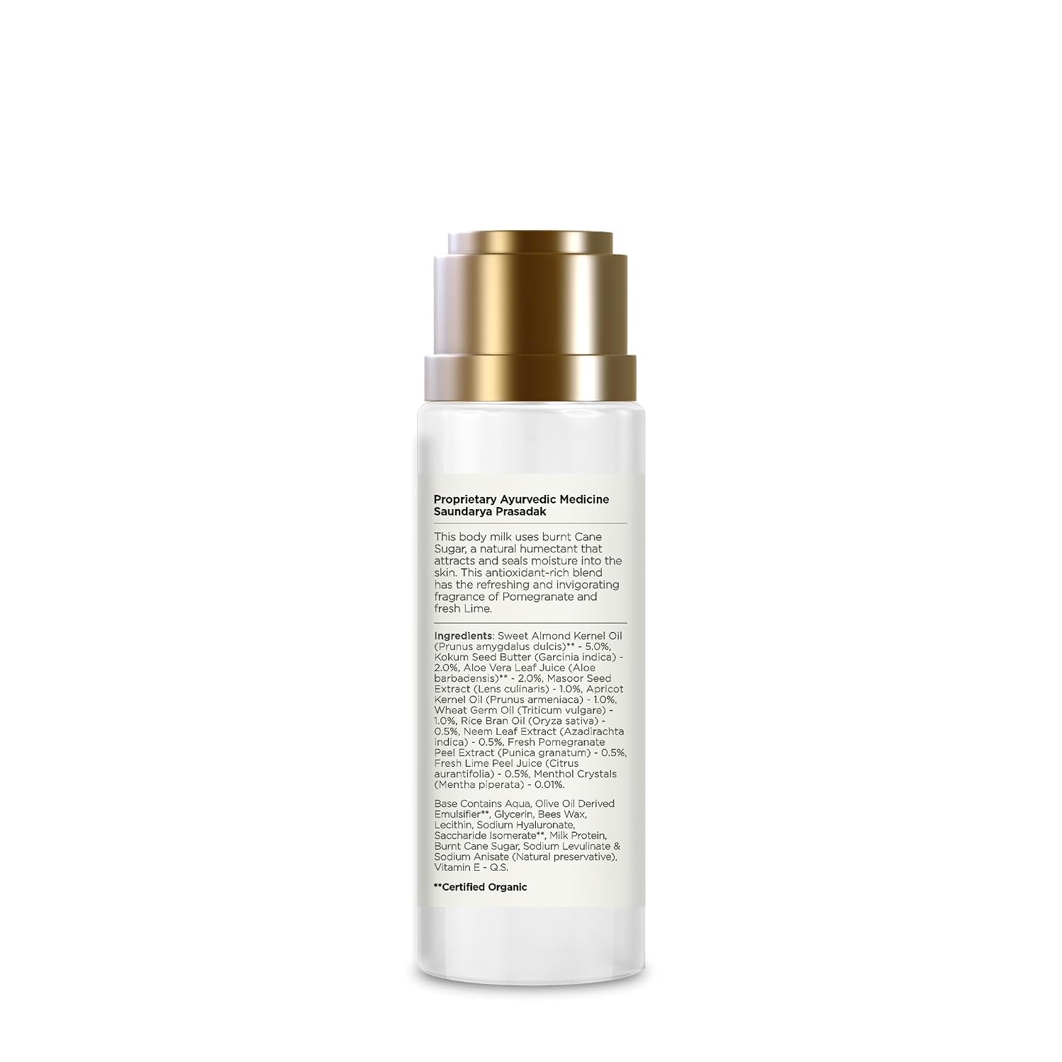 Forest Essentials Ultra-Rich Body Milk Iced Pomegranate & Kerala Lime | Ayurvedic Nourishing Body Lotion to Replenish Skin Moisture and Leave it Smooth & Scented