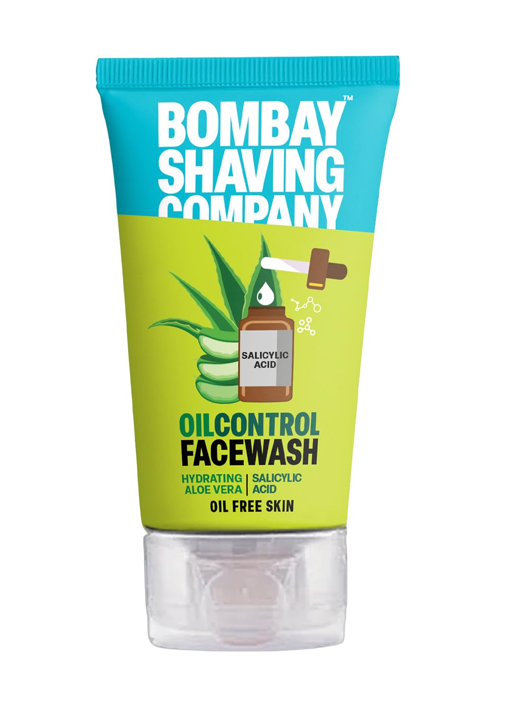 Bombay Shaving Company Oil Control Face Wash for Men | Deep Cleansing for Oily & Acne-Prone Skin | 150g