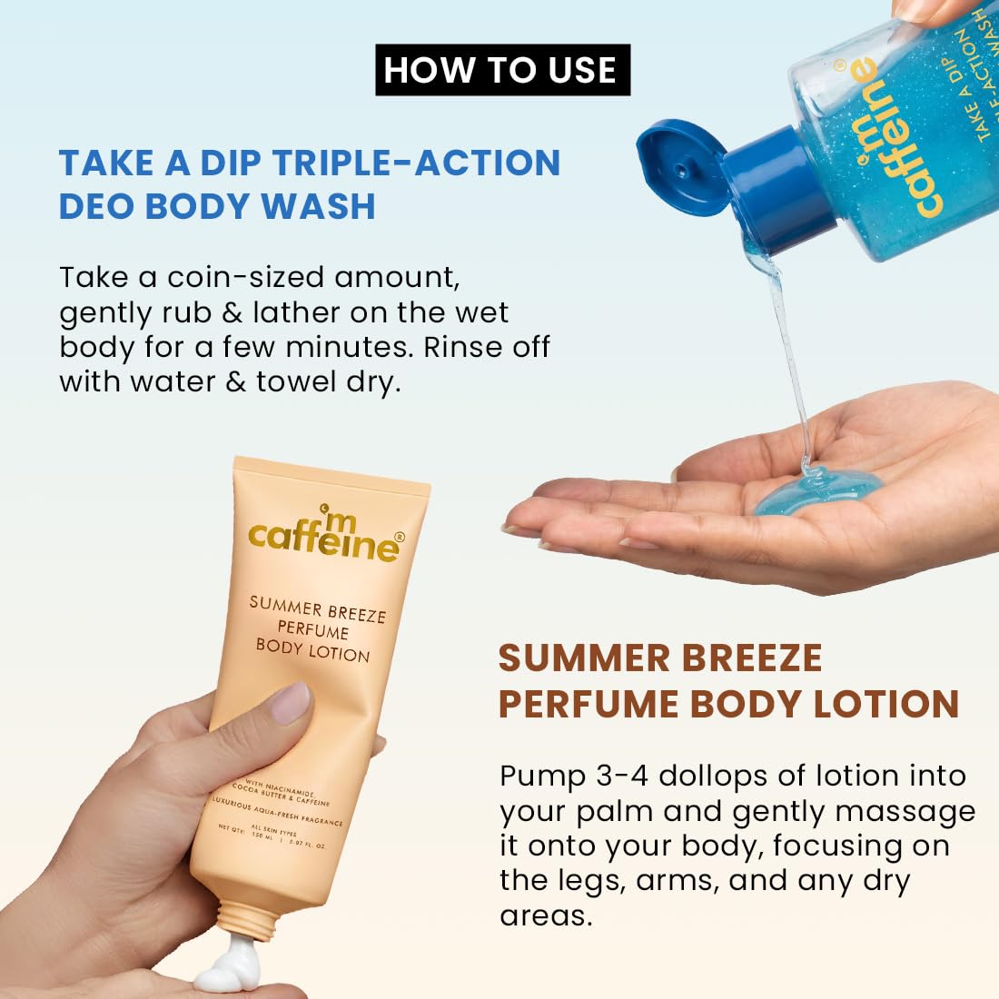 mCaffeine Summer Freshness Duo