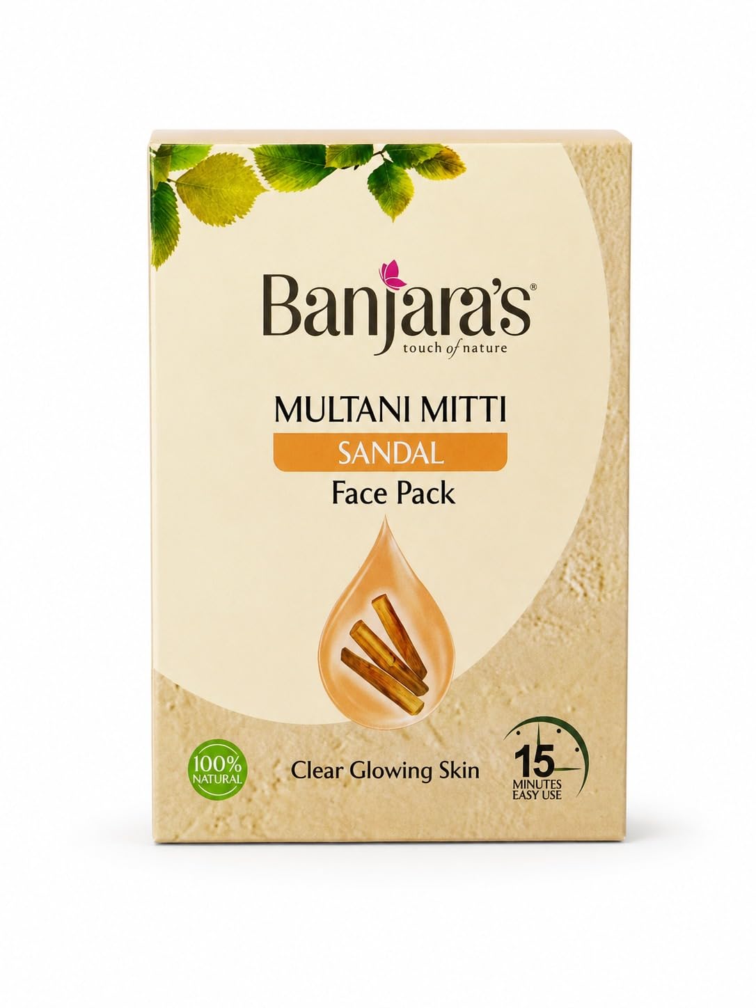 Multani Mitti Sandal Face Pack 100g, Pack of 2