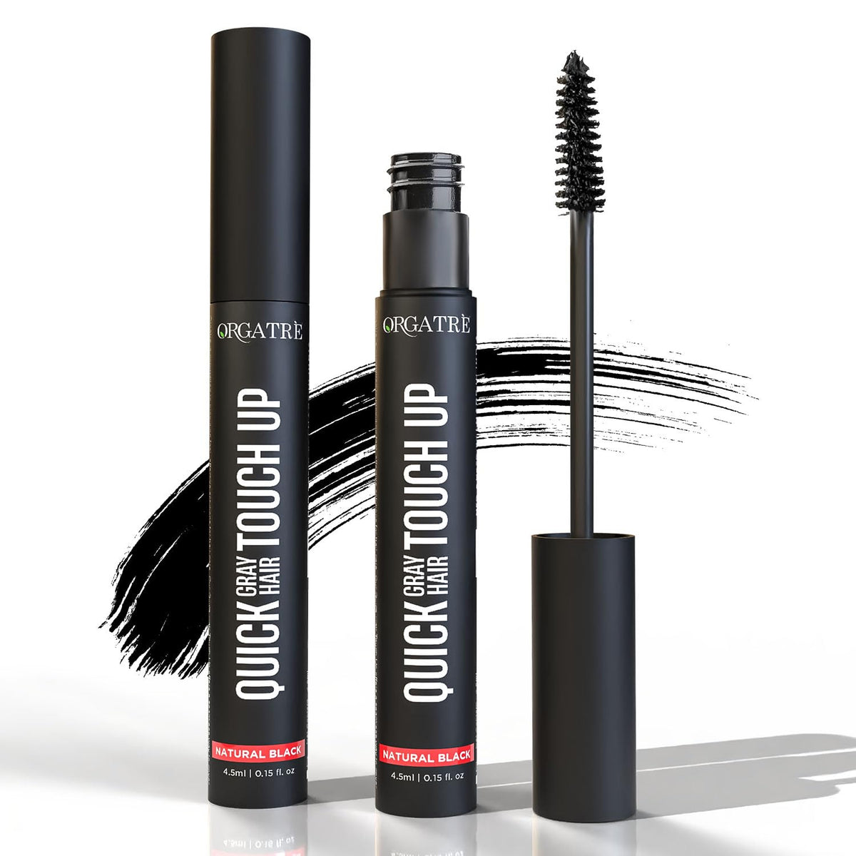 Orgatre Quick Gray Hair Touch Up Stick Black 4.5ml Instant White Hair Fixer