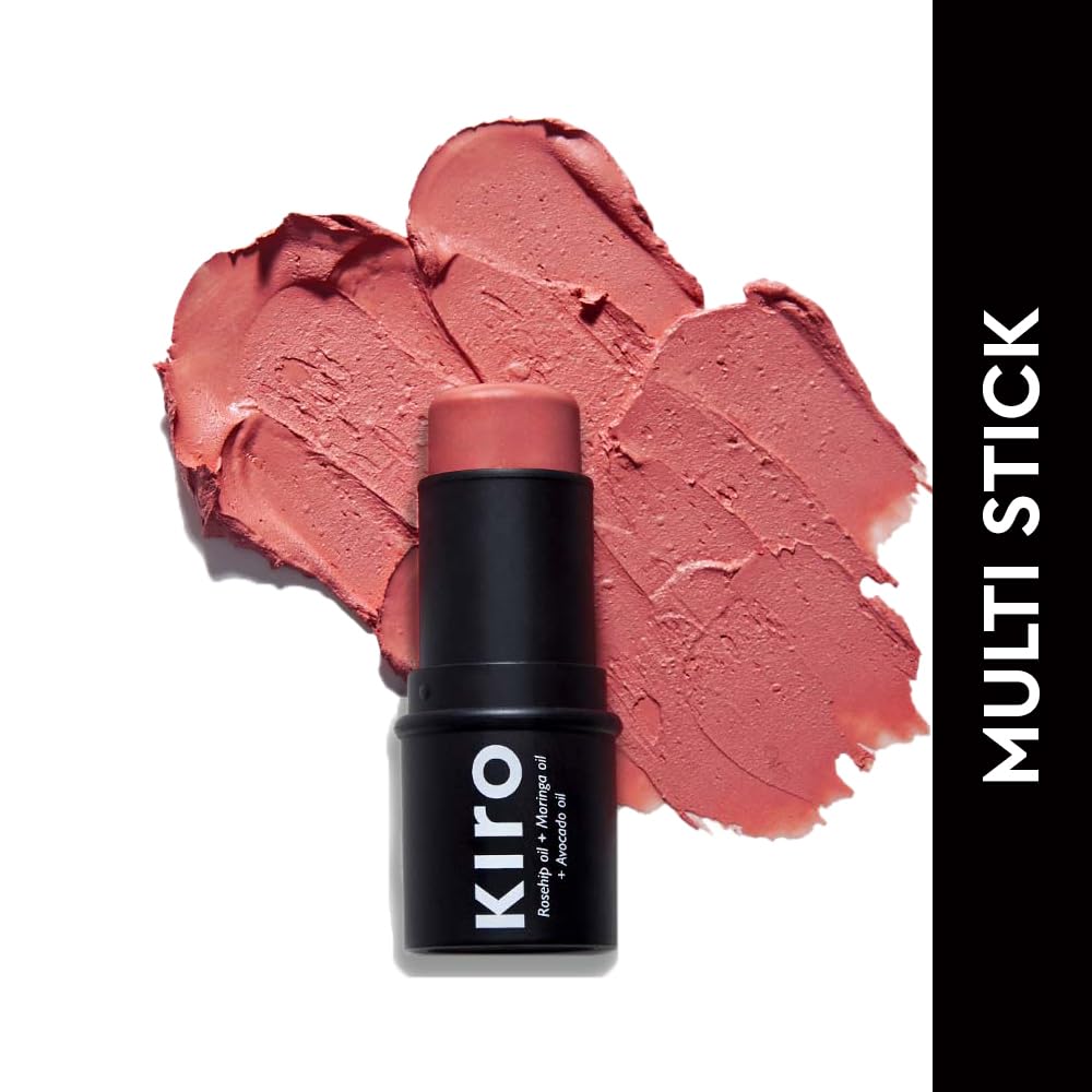 Kiro Wonder Wand Multi-Stick – Vintage Rose, 7.5g | 3-in-1 Stick - Blush, Eyeshadow & Lip Tint | Creamy, Weightless & Long-Lasting | Infused with Rosehip, Avocado & Moringa Oil