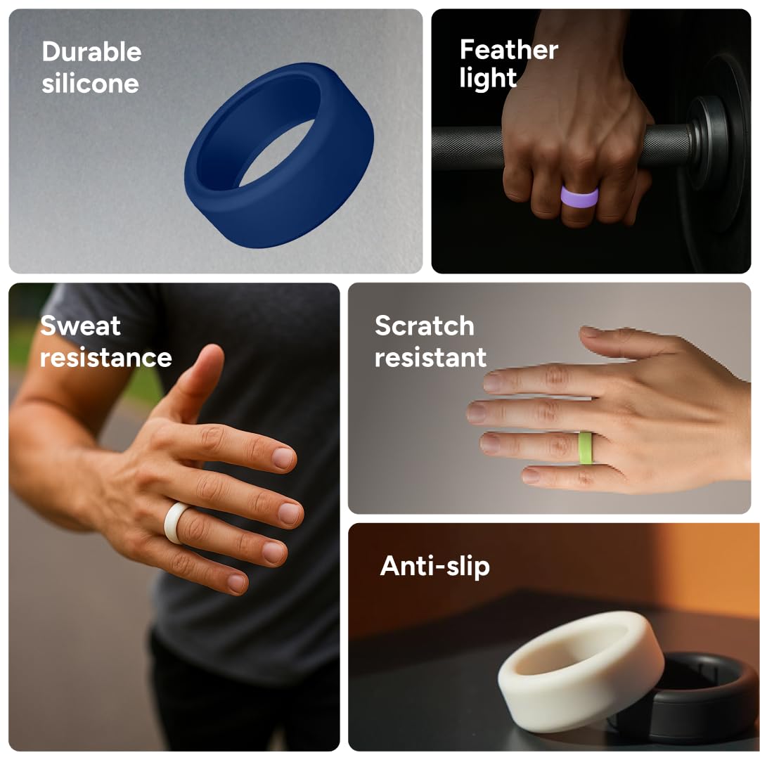 Gabit Smart Ring Skin | Anti Scratch Protective Cover | Skin friendly, Lightweight, Ergonomic, Comfortable fit | Use during workouts, sports, cooking, cleaning