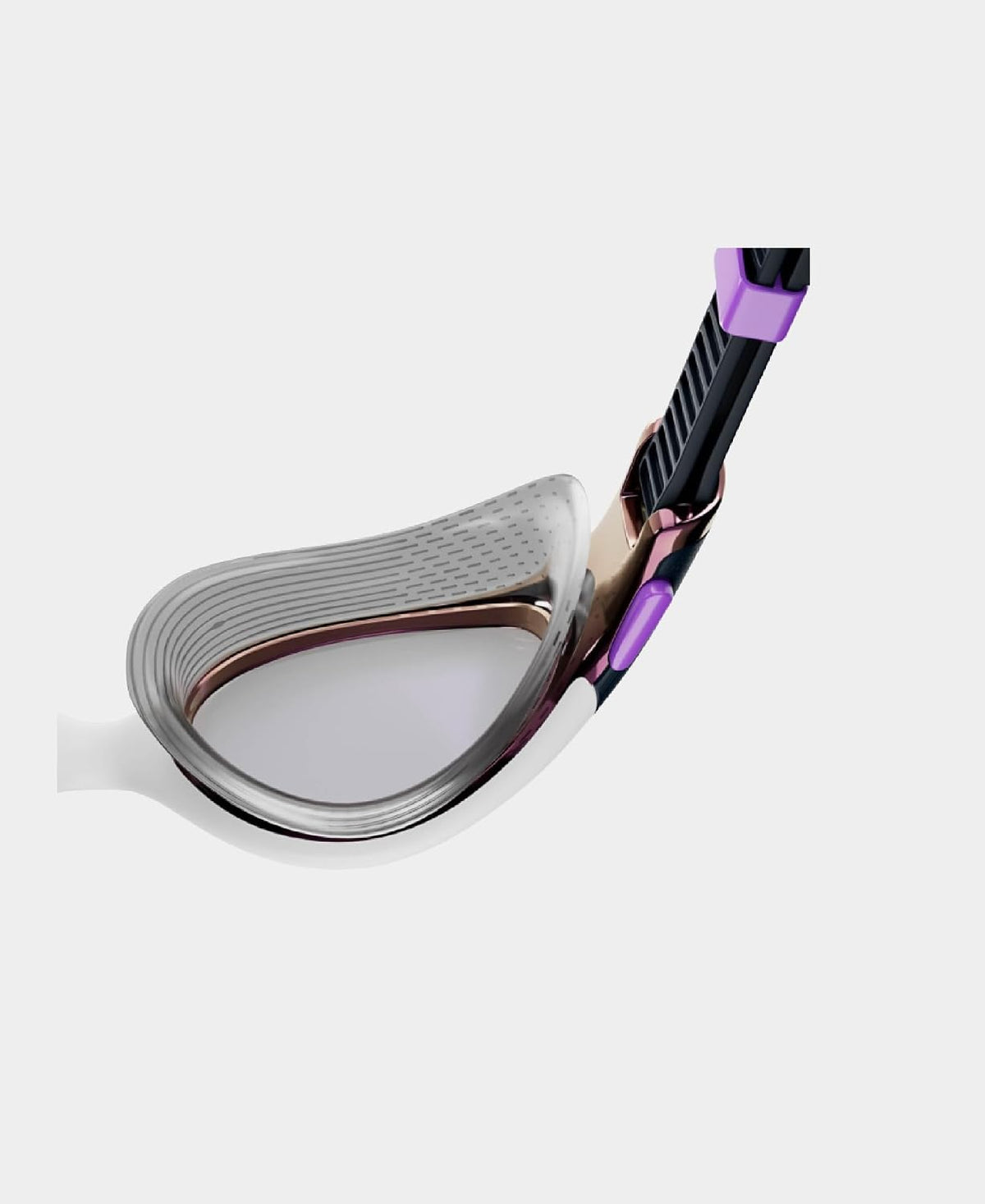 Speedo Women's Biofuse 2.0 Tint-Lens Goggles White/True Navy/Sweet Purple One Size