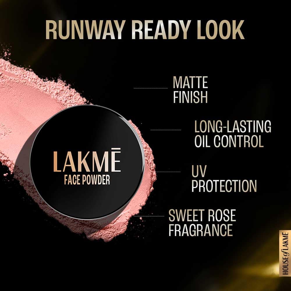 Lakme Forever Matte Face Powder, Matte Finish, Oil Cointrol, for rosy glow, Soft Pink, 40g (OG Collection) Soft Pink 40 g (Pack of 1) Face Powder