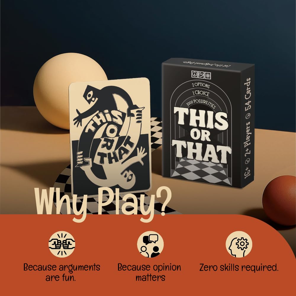 This or that Conversation Card Game for Adults
