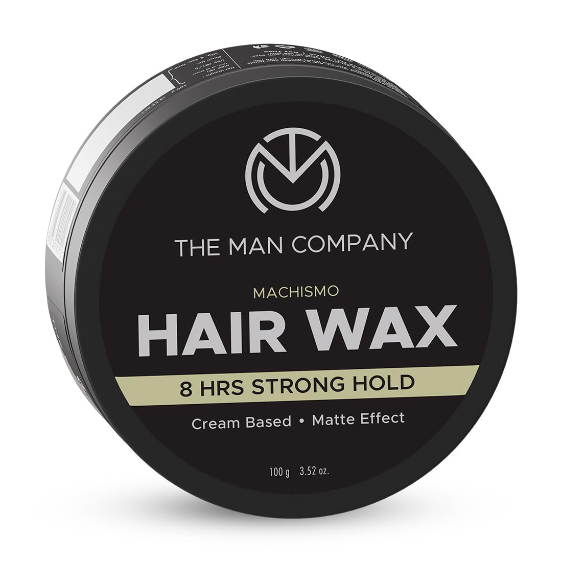 The Man Company Machismo Stronghold Hair Cream Wax for Men | Up-to 12 Hours Strong Hold | Enriched with Vitamin E & Almond Oil | Stylish Matte Finish with Volum