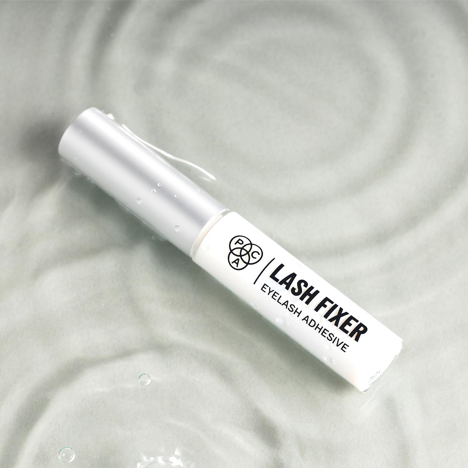 PAC Lash Fixer (Eyelash Adhesive) Transparent | Waterproof & Quick-dry Invisible Eye Lash Glue Works with Synthetic & natural fiber Lashes | Non-Toxic & Non-allergic for All Skin Types