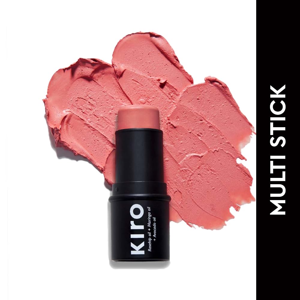 Kiro Wonder Wand Multi-Stick – Apricot Crush, 7.5g | 3-in-1 Stick - Blush, Eyeshadow & Lip Tint | Creamy, Weightless & Long-Lasting | Infused with Rosehip, Avocado & Moringa Oil