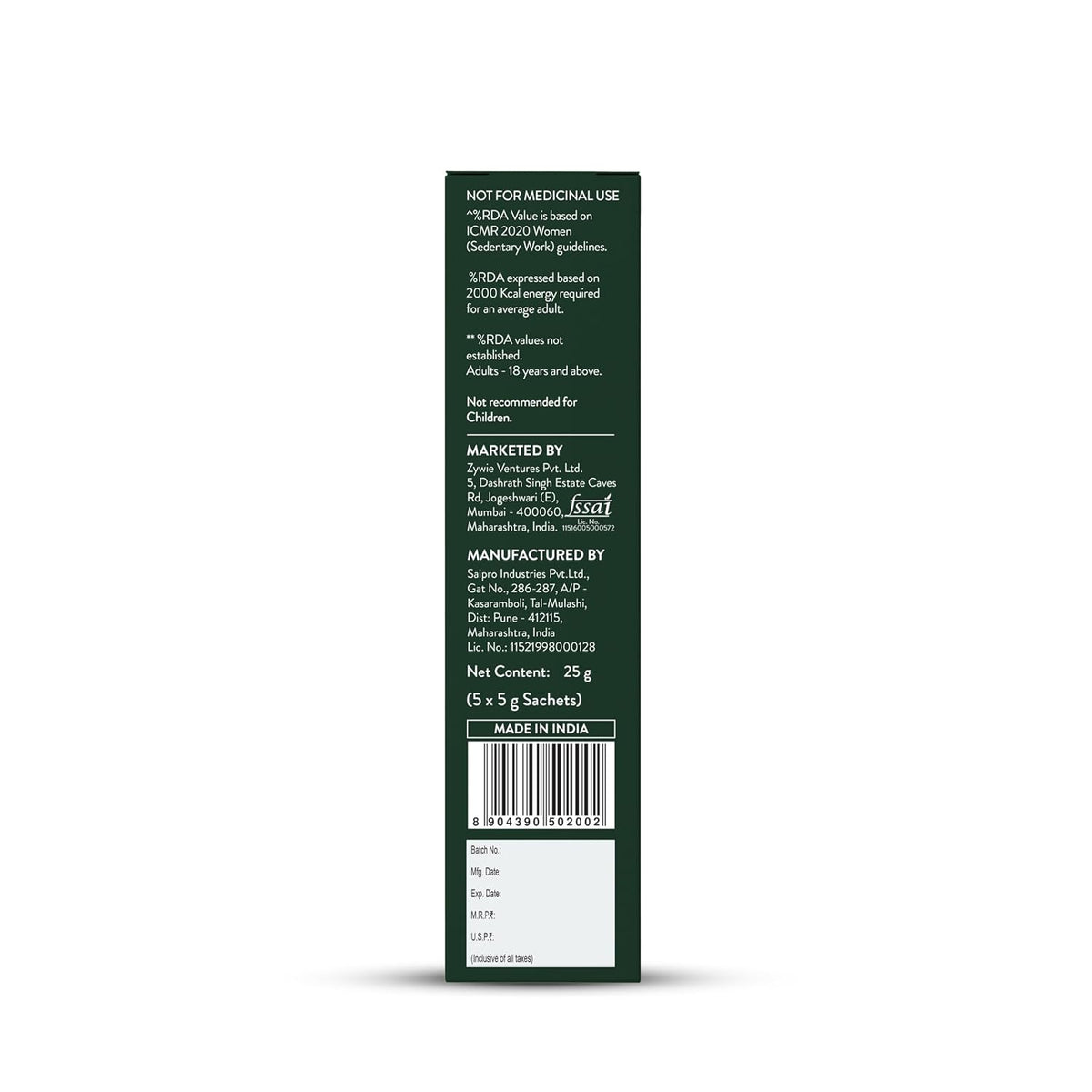 OZiva+ Advanced Metabolic Gut-Fit For Gut & Metabolic Heath | With Cinnamon Polyphenols, B420™ | Probiotic, Oat Fiber Prebiotic | 5 sachets