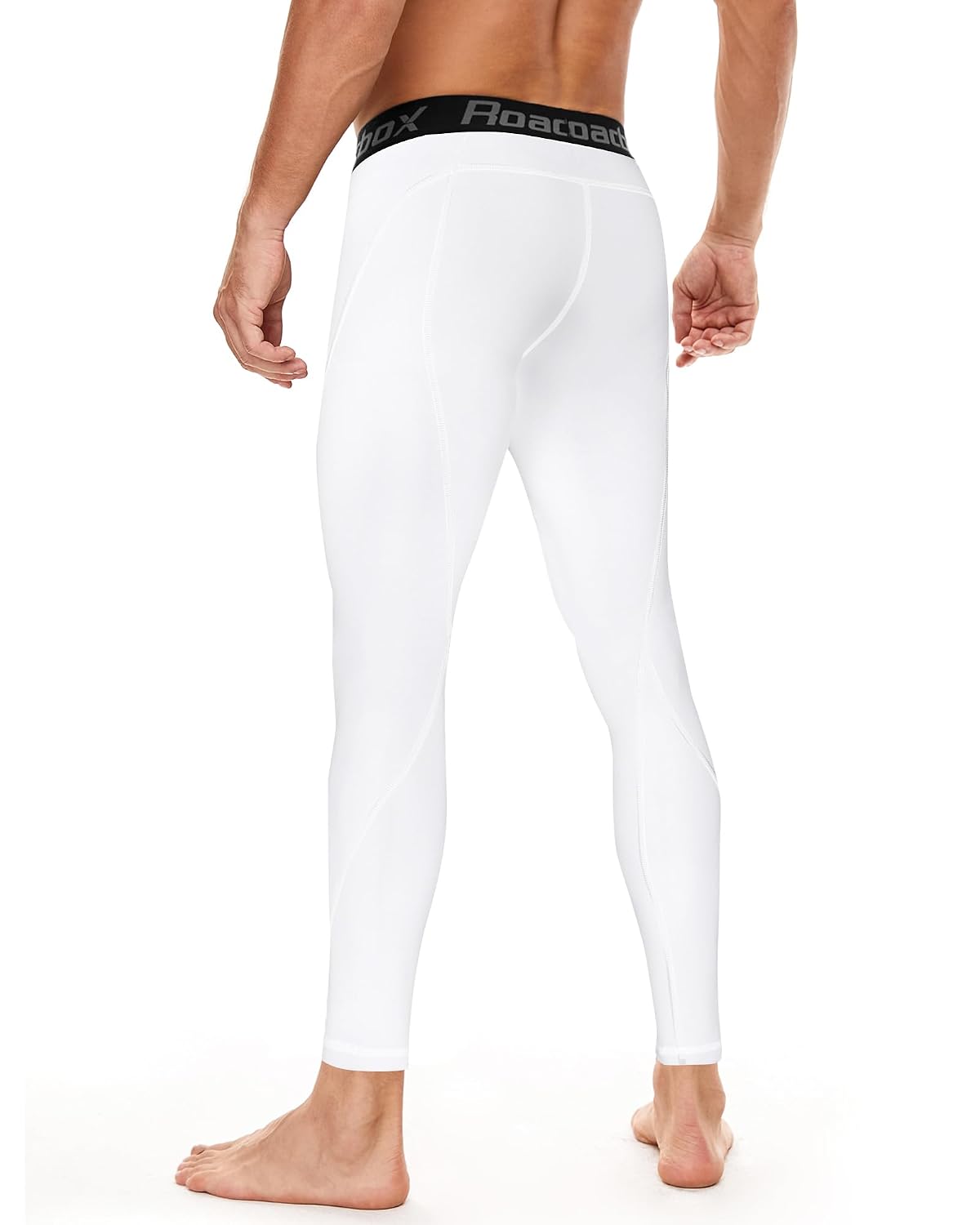 Roadbox Compression Pants for Men Running Tights Base Layer Leggings
