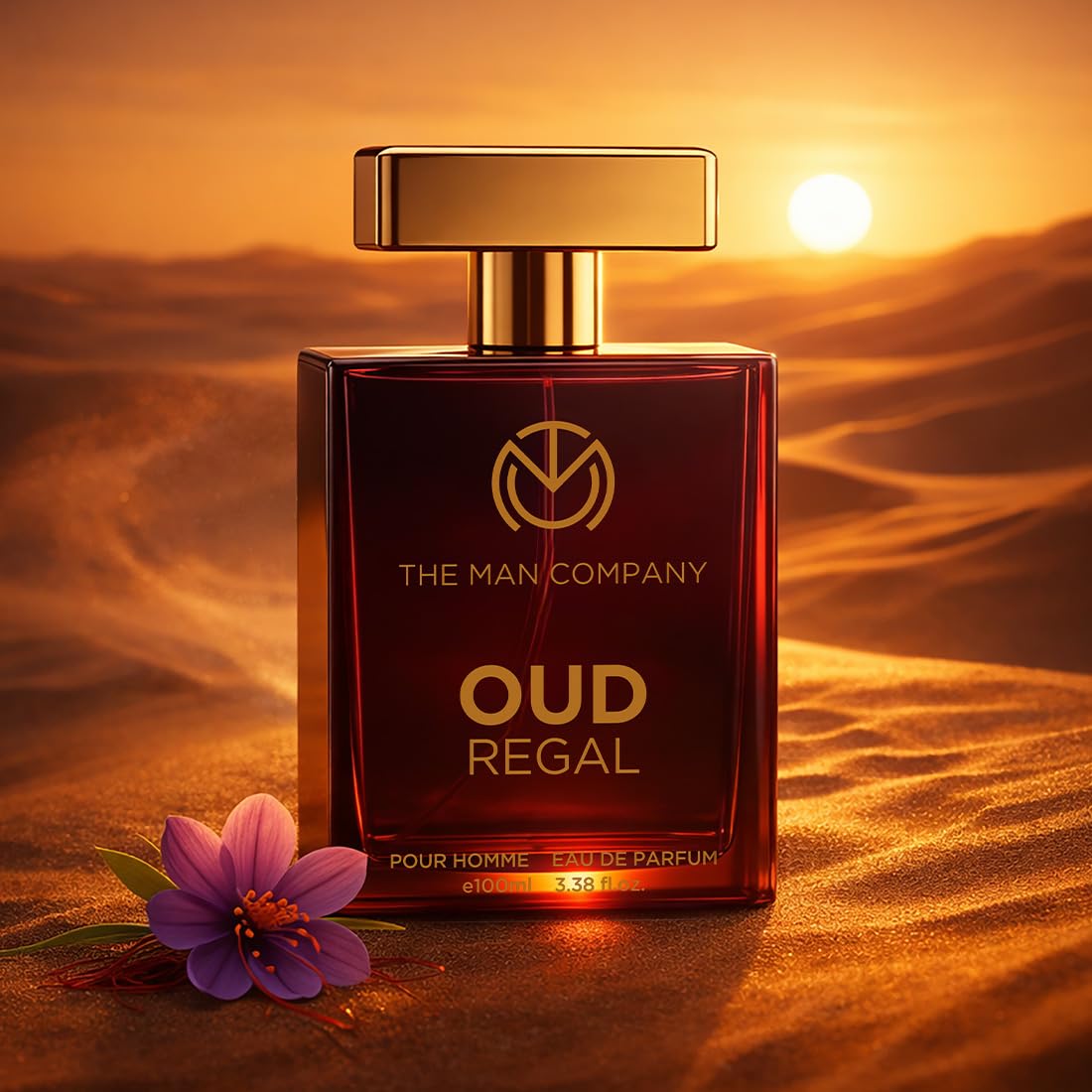 THE MAN COMPANY OUD REGAL Perfume for Man | Long Lasting Bold Oud Perfume | Luxury EDP Fragrance with Saffron & Patchouli | Gift for Him | 100 ml | Anniversary